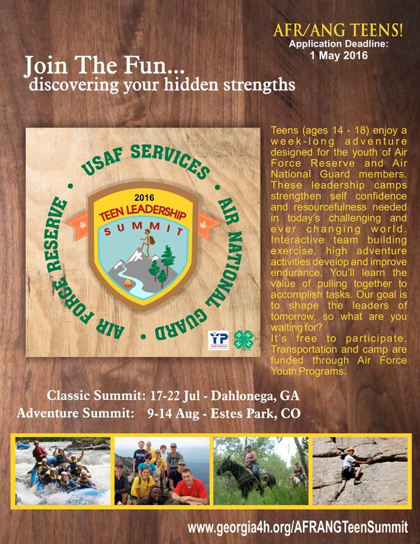 2016 AFR/ANG Teen Summit Announcement 