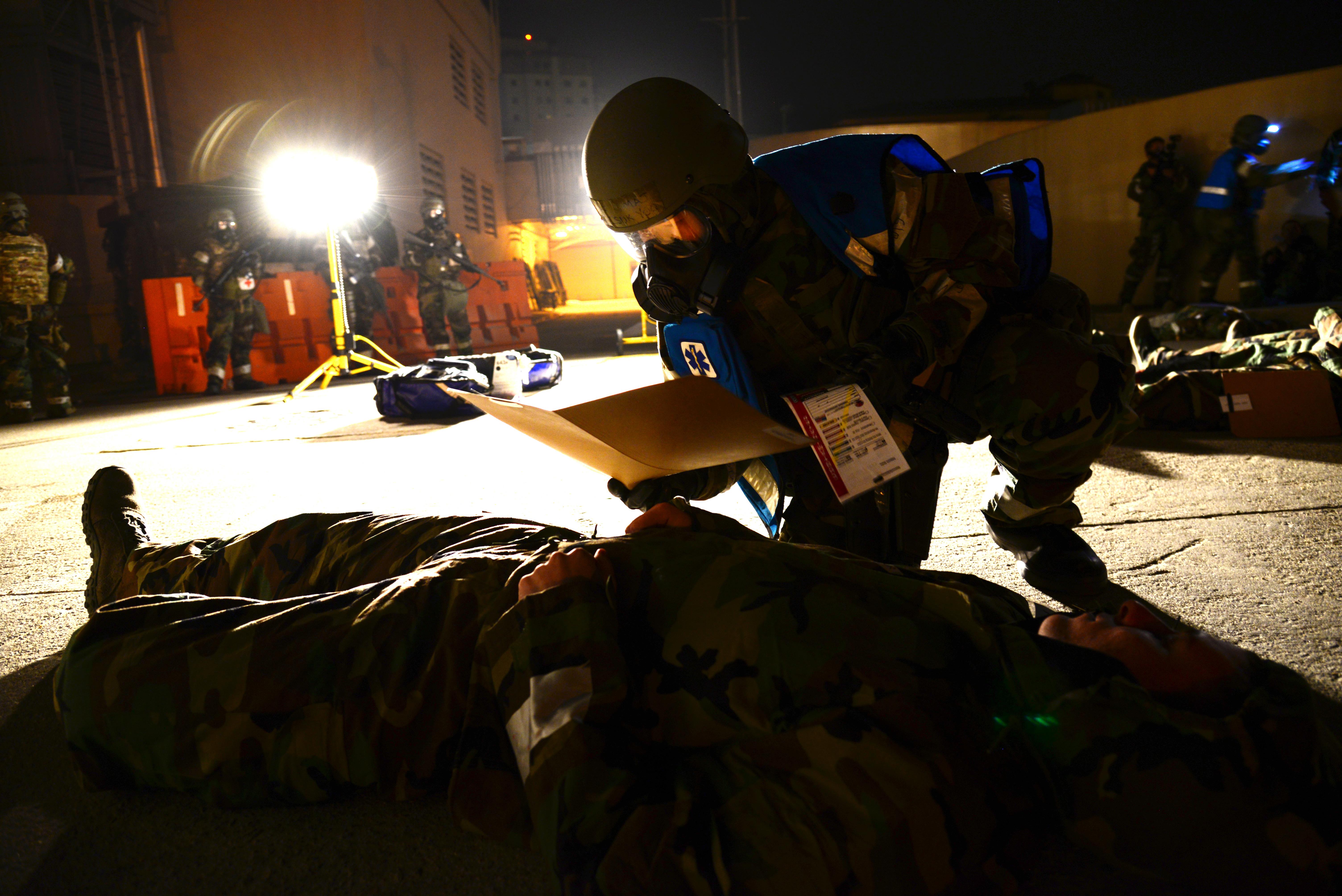 Osan Medical Teams Test Triage Decontamination Skills Osan Air Base News
