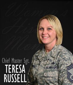 From a young age, U.S. Air Force Chief Master Sgt. Teresa Russell, the vehicle management functional manager at Air Combat Command, has had a passion for vehicle mechanics. After facing several challenges as the only woman assigned to various maintenance shops throughout her career, nearly 23 years later Russell is at the top of her profession and only the second woman to hold such position. (U.S. Air Force photo illustration by Staff Sgt. Aubrey White)