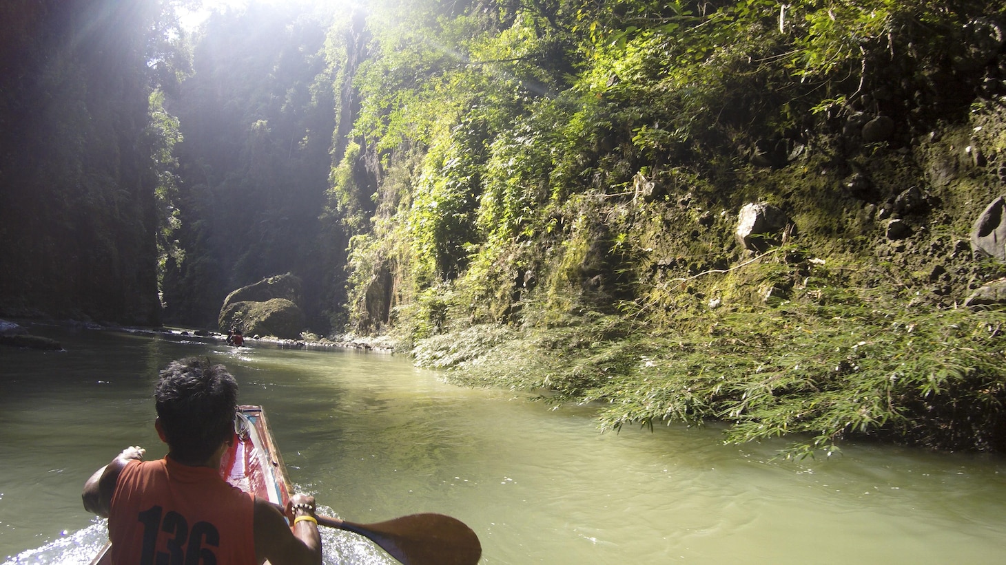 160306-N-ZZ999-003
PAGSANJAN FALLS, Philippines (Mar. 6, 2016) - Sailors from USS Blue Ridge (LCC 19) and Commander, U.S. 7th Fleet participate in an MWR tour during a scheduled port visit to Manila, Philippines, Mar. 6. Blue Ridge conducted a scheduled port visit during its patrol of the U.S. 7th Fleet area of operations, strengthing and fostering relationships within the Indio-Asia-Pacific. (U.S. Navy photo by Operations Specialist 2nd Class William Self/Released)