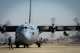 Staff Sgt. Joel Stiffarm, 51st Maintenance Squadron transient alert technician, directs a C-130H Hercules cargo aircraft from 374th Airlift Wing, Yokota Air Base, Japan, after landing at Osan Air Base, Republic of Korea, March 9, 2016. The C-130H landed after receiving simulated small-arms fire during Exercise Beverly Midnight 16-01. Beverly Midnight is designed to test Team Osan’s effectiveness to defend, execute, and sustain combat operations in a simulated chemical environment. (U.S. Air Force photo by Staff Sgt. Jonathan Steffen/Released)