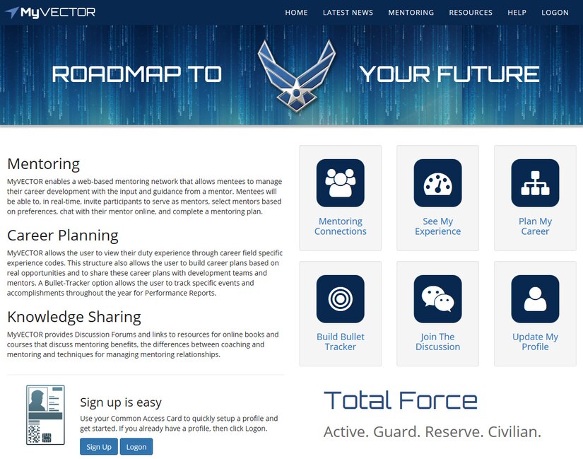 MyVector Not Just Another Tool Air Force Reserve Command News Article