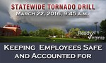 Defense Supply Center Richmond, Virginia, will participate in the Virginia Department of Emergency Management and National Weather Service annual statewide Tornado Drill March 22, 2016 