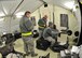 YOKOTA AIR BASE, Japan -- Members of the Air Force Radiation Assessment Team test water samples for possible radiation exposure here March 25. The AFRAT currently supports Operation Tomodachi by ensuring the local water supply is safe for use.  (U.S. Air Force photo/Airman 1st Class Andrea Salazar)