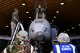 From left, Master Sgt. Shane Christian, 51st Fighter Wing occupational safety manager, and Senior Master Sgt. Sean Rouillier, 51st FW superintendent of safety, speak with Airmen assigned to the 25th Aircraft Maintenance Unit, March 10, 2016, at Osan Air Base, Republic of Korea. Airmen are performing standard maintenance along with participating in Exercise Beverly Midnight 16-01. Members of the wing safety office pull double-duty, ensuring both exercise participants and non-players are following the required safety standards. (U.S. Air Force photo by Staff Sgt. Benjamin Sutton/Released)