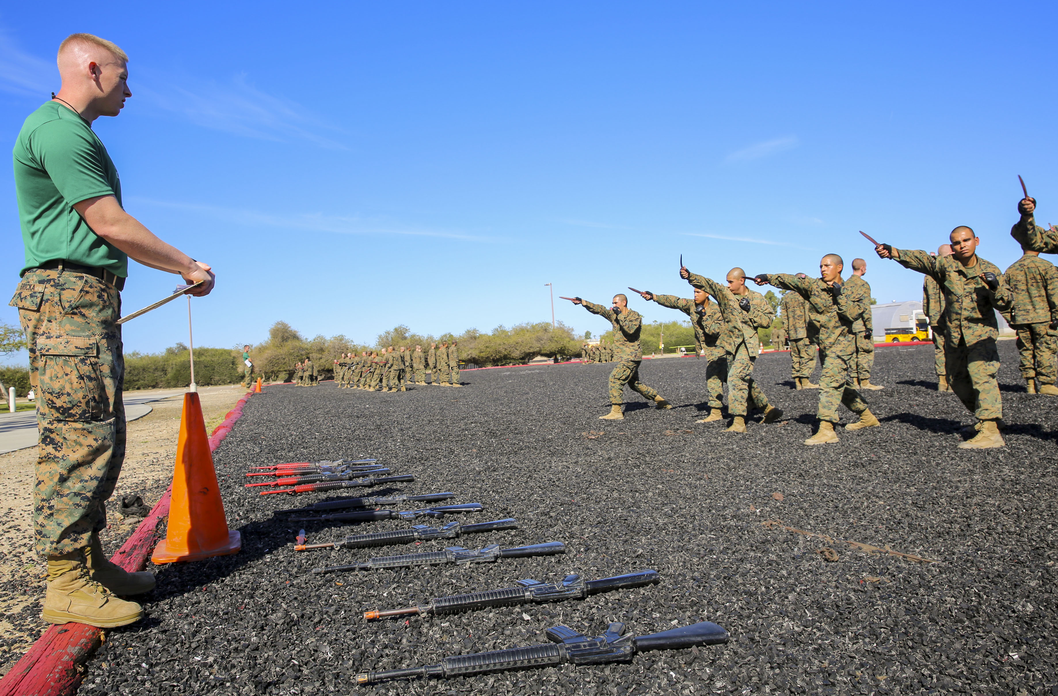 Delta Company recruits tackle the MCMAP test > Marine Corps Recruit ...