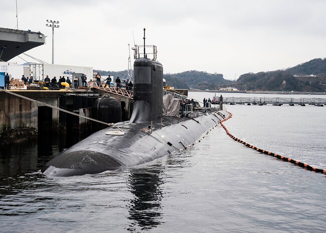 FLEET ACTIVITIES YOKOSUKA, Japan -- The Virginia-class attack submarine USS Mississippi (SSN 782) is moored at Fleet Activities Yokosuka. Mississippi is visiting Yokosuka for a port visit. U.S. Navy port visits represent an important opportunity to promote stability and security in the Indo-Asia-Pacific region, demonstrate commitment to regional partners and foster relationships. 


