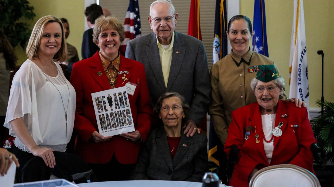 Female veterans and active duty and future Marines were united March, 11, 2016 by the Women’s Marine Association to recognize Women’s History Month and celebrate the 73rd  anniversary of proudly serving in the Marine Corps.