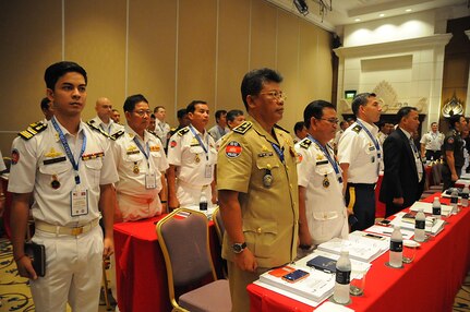 Joint, interagency and multinational sustainment experts gathered in Phnom Penh, Cambodia, March 14, 2016, for Angkor Opening 2016, a week-long exchange and table top exercise designed to build partnerships, interoperability and readiness in humanitarian assistance/disaster relief (HA/DR) port opening operations. The exercise, hosted by the Royal Cambodian Armed Forces and sponsored by the 8th Theater Sustainment Command and the Cambodian National Committee for Maritime Safety (NCMS), is the first exchange of its kind between the organizations. 