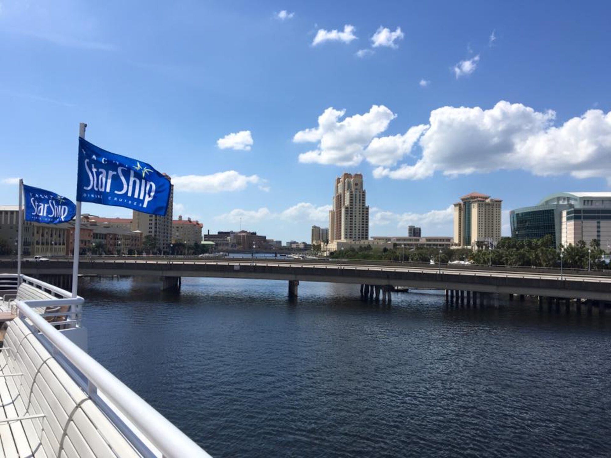 Junior Enlisted from MacDill Air Force Base, Florida, participated in a meet and greet reception with local community leaders Saturday, March 12. Hosted by MacDill Alliance, the service members boarded a yacht and toured Tampa Bay in style. (Courtesy Photo)