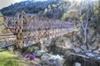 The Bailey Bridge on Fort Hunter Liggett, Calif., was surveyed by the 650th Survey and Design Team and the 368th Engineer Battalion construction management team during Combat Support Training Exercise 78-16-01. Nearly 40 units from the U.S. Army Reserve, U.S. Air Force and Canadian Armed Forces trained at Joint Base McGuire-Dix-Lakehurst, N.J., Fort Knox, Ky., and Fort Hunter Liggett, Calif., as part of the 84th Training Command's CSTX 78-16-01. This exercise marks the first CSTX of 2016 and is hosted by the 78th Training Division. (U.S. Army photo illustration by Command Sgt. Maj. Stephen Bodwell)