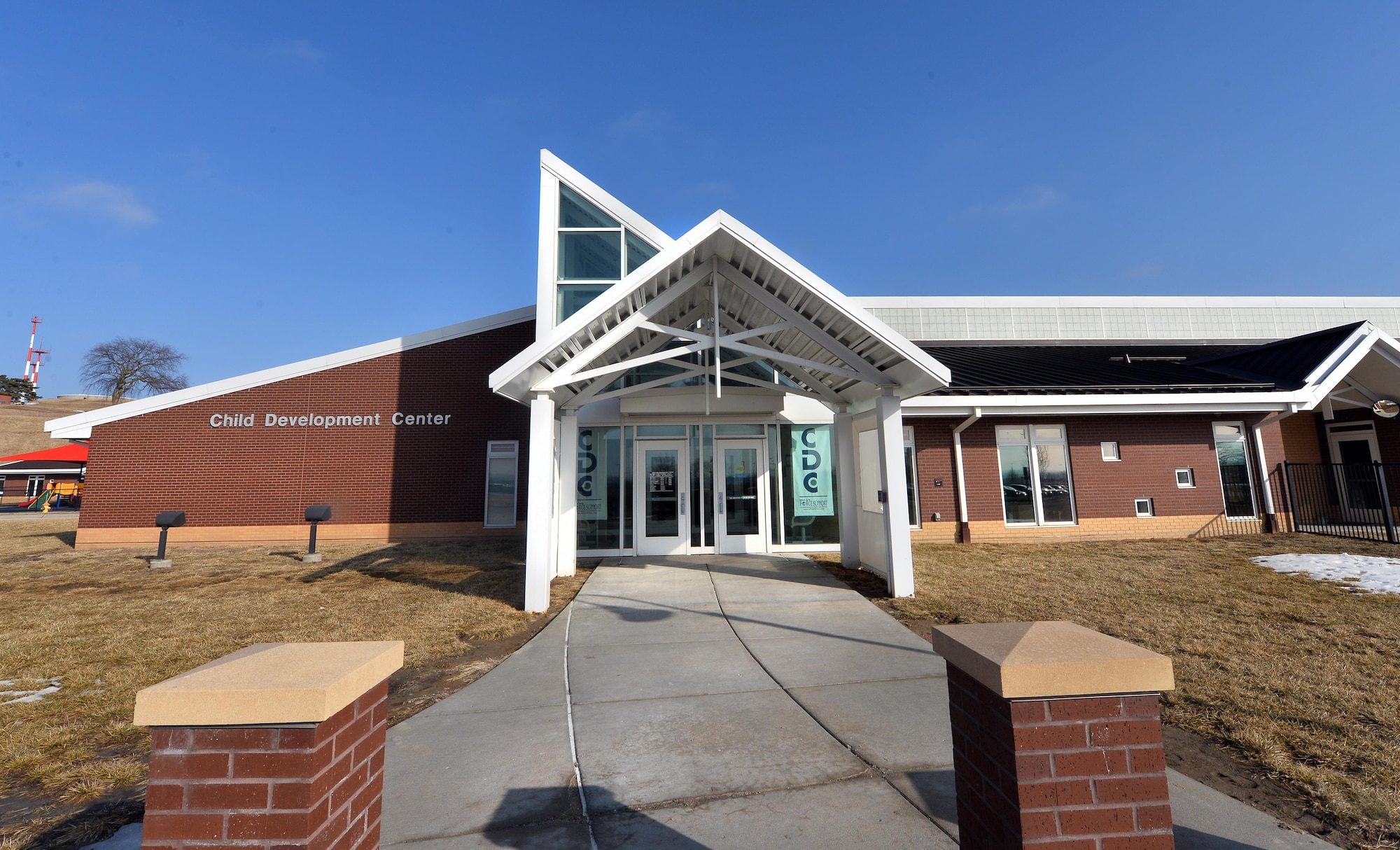 The new website, www.militarychildcare.com, was launched March 16 that will make finding childcare much easier and convenient than in the past. Offutt facilities include the Child Development Center 2 (above), the Child Development Center 1, Youth Programs and Family Child Care. (U.S. Air Force photo by Joshua Plueger)