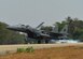 A Republic of Singapore Air Force F-15 Eagle lands during exercise Cope Tiger 16 on Korat Royal Thai Air Force Base, Thailand, March 11, 2016. Cope Tiger 16 included over 1,200 personnel from three countries and continues the growth of strong, interoperable and beneficial relationships within the Asia-Pacific Region, while demonstrating U.S. capability to project forces strategically in a combined, joint environment. (U.S. Air Force Photo/Tech Sgt. Aaron Oelrich)