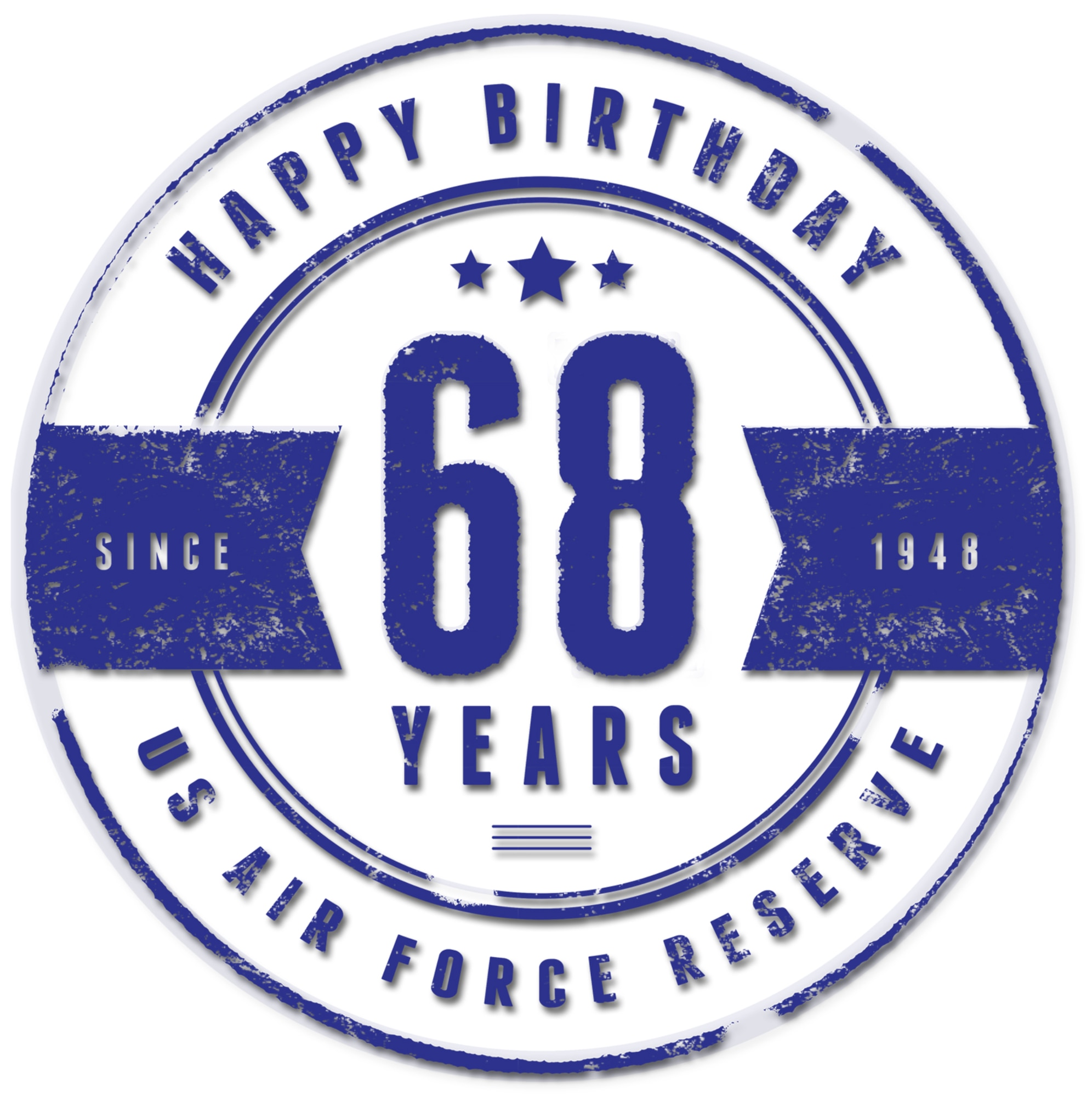 Air Force Reserve birthday art