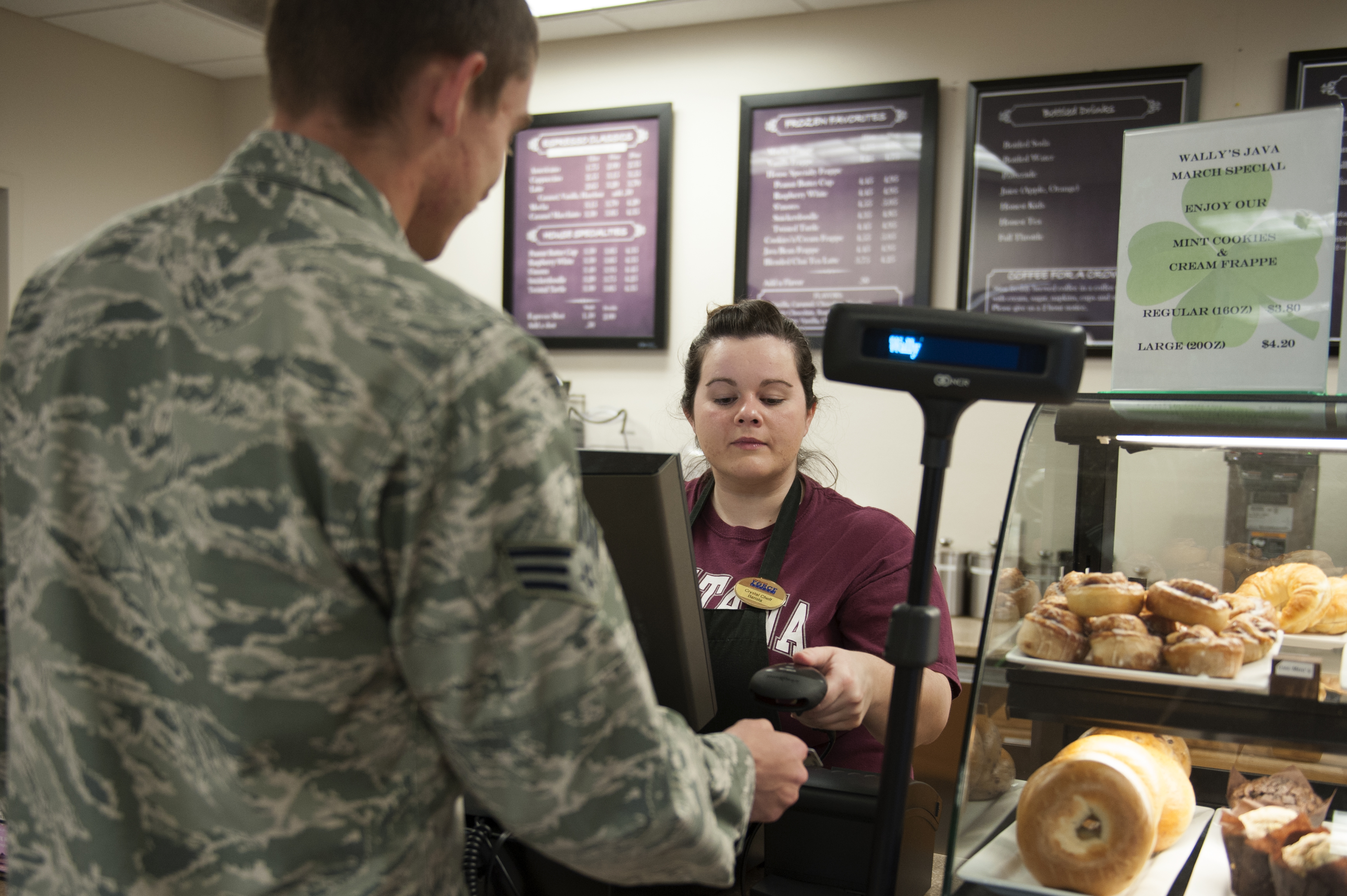 Wally's Java now takes meal cards > Little Rock Air Force Base > Display