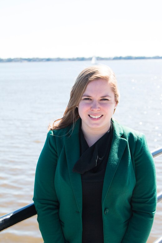 Holly Carpenter is the Charleston District's newest project manager, currently working on the Charleston Harbor Post 45 Deepening Project.