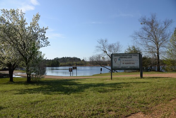 SAC Lake is located near perimeter road on Columbus Air Force Base, Mississippi. There are two picnic areas on Columbus AFB; one at SAC Lake and another along the willow oak trail. (U.S. Air Force photo/Airman 1st Class John Day)