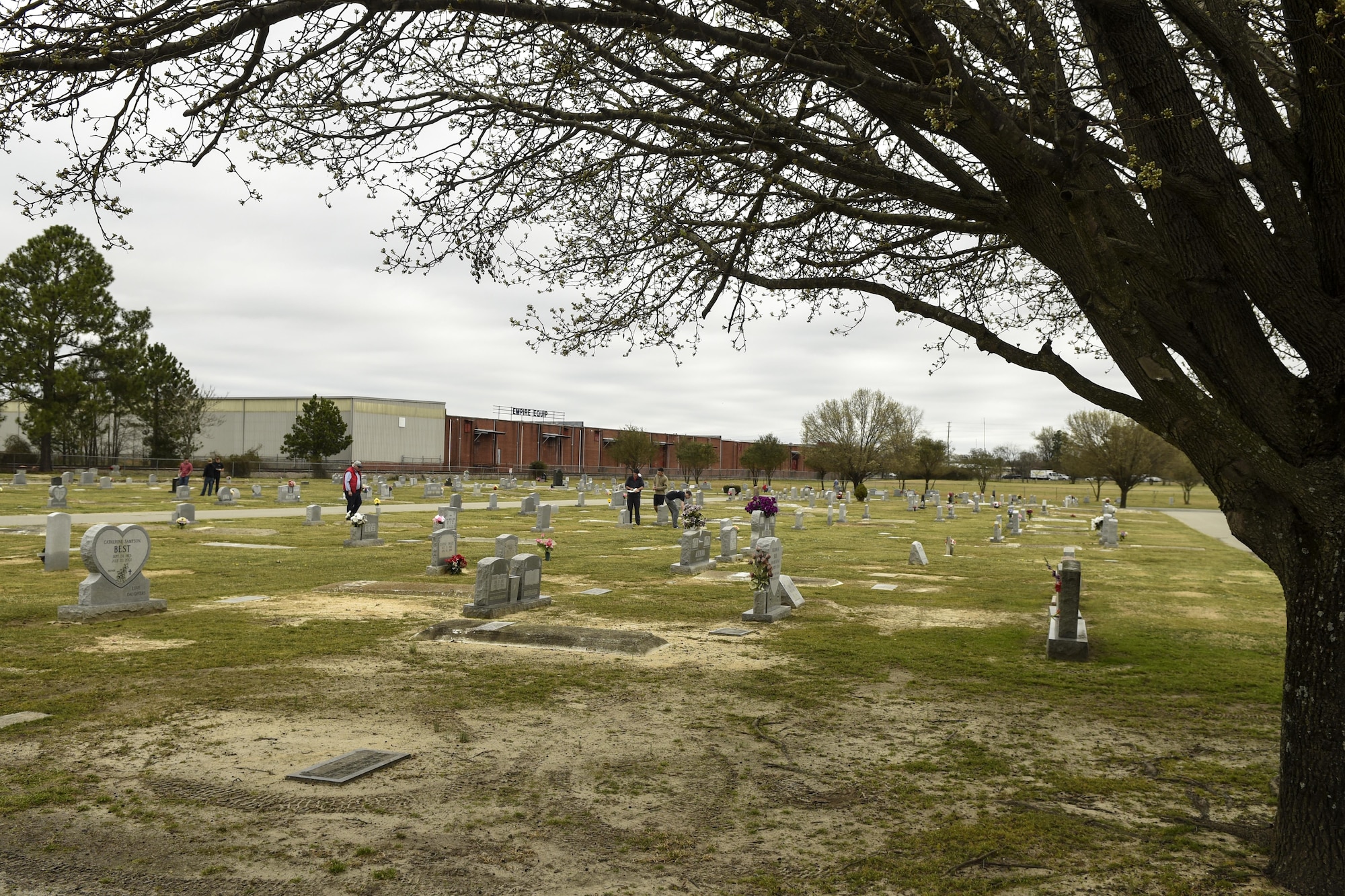 Airmen from Seymour Johnson Air Force Base, North Carolina, map the locations of veterans buried in the Elmwood Cemetery, March 12, 2016, in Goldsboro, North Carolina. More than 45 volunteers mapped the location of veterans’ gravestones for future observances and recognition days. (U.S. Air Force photo/Airman Shawna L. Keyes)