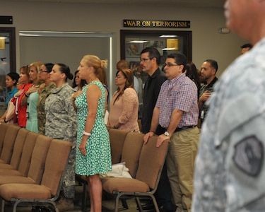 The 1st Mission Support Command (MSC) and Installation Management Command partnered up to celebrate Women’s History Month at the 1st MSC Headquarters, Ramon Hall, on Fort Buchanan, Puerto Rico, March 17. (Photo by Rosario Irizarry/Released)