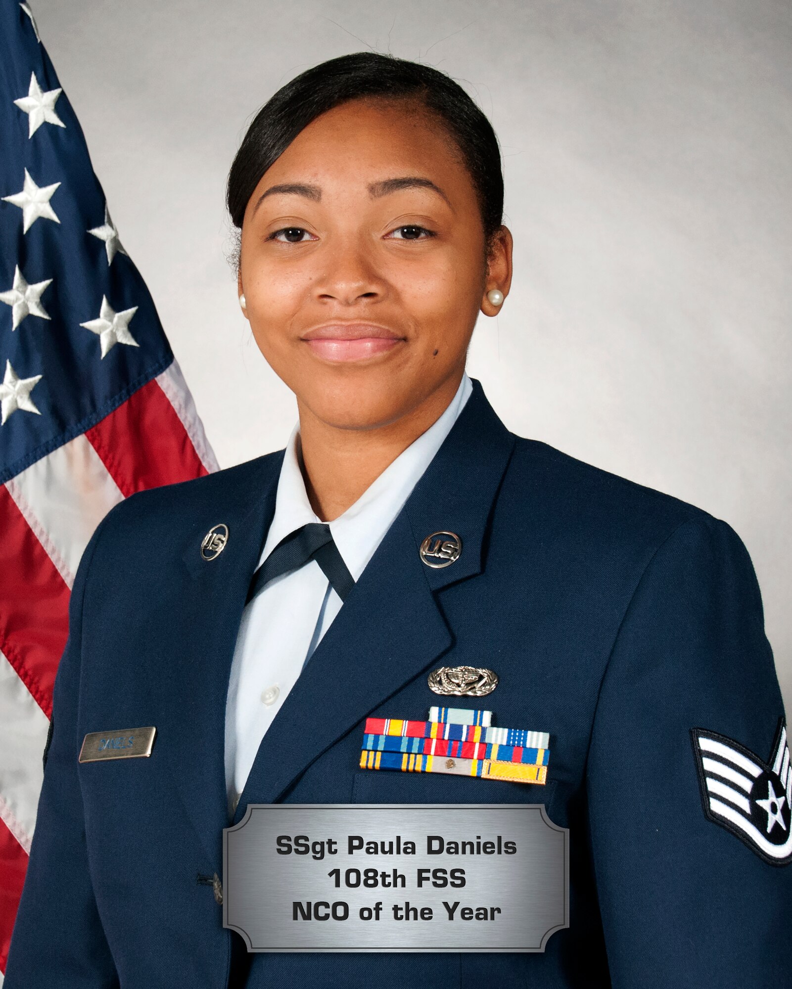 Staff Sgt. Paula Daniels, 108th Force Support Squadron.