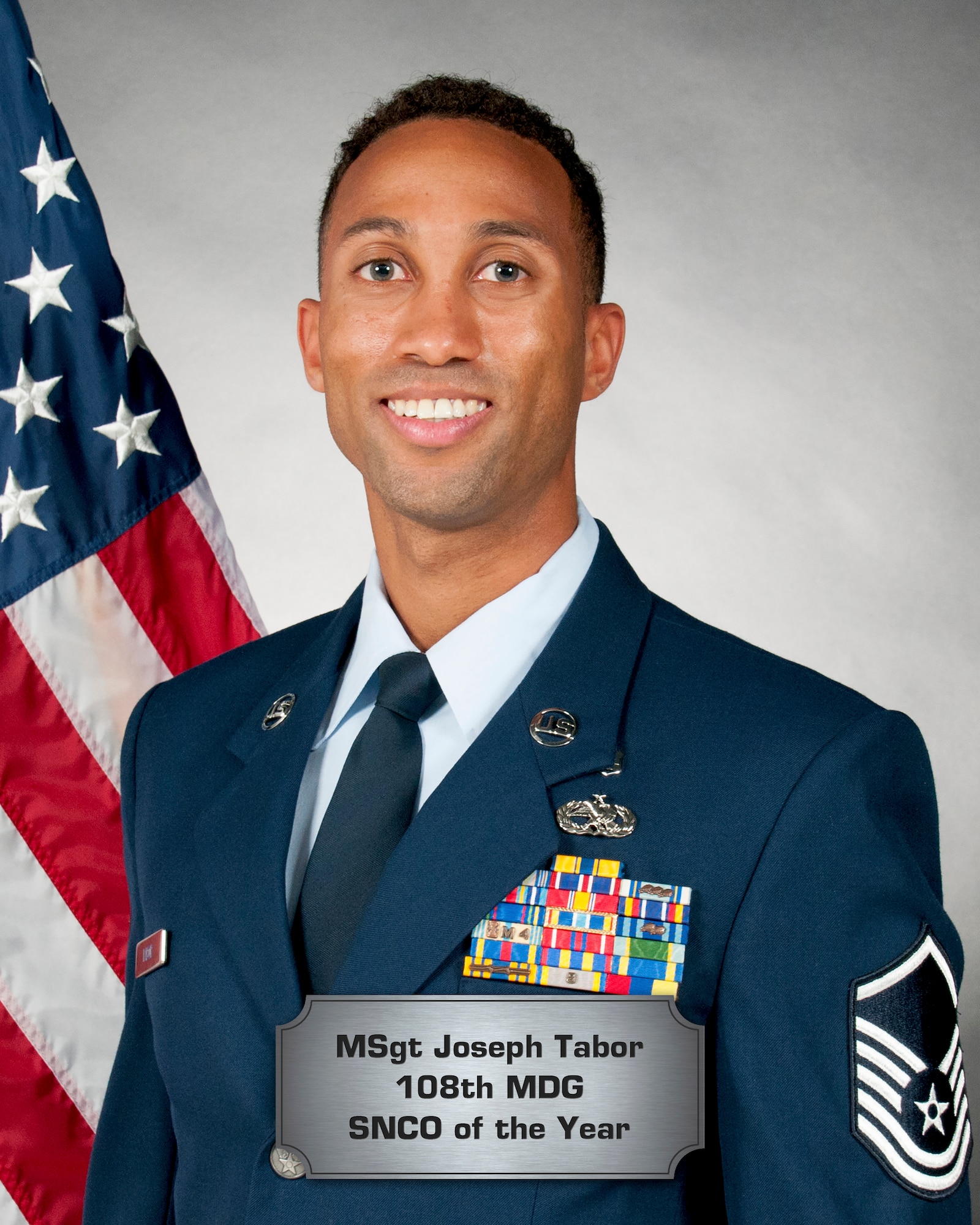 Master Sgt. Joseph Tabor, 108th Medical Group.