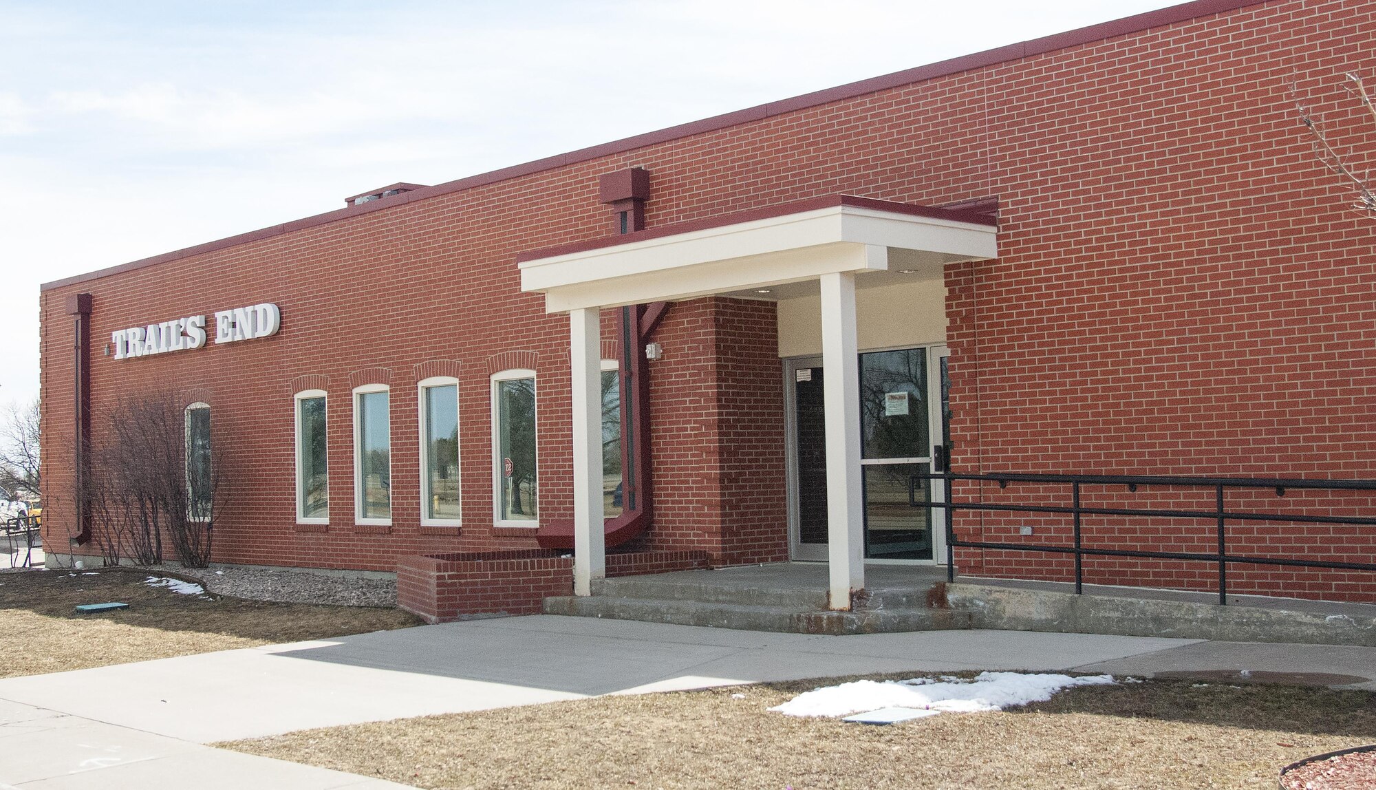 The Trail's End Event Center lies near F.E. Warren Air Force Base, Wyo., Gate 1 March 21, 2015. The center, which has been closed for remodeling since late 2015, is scheduled to re-open April 1. (U.S. Air Force photo by Senior Airman Jason Wiese)