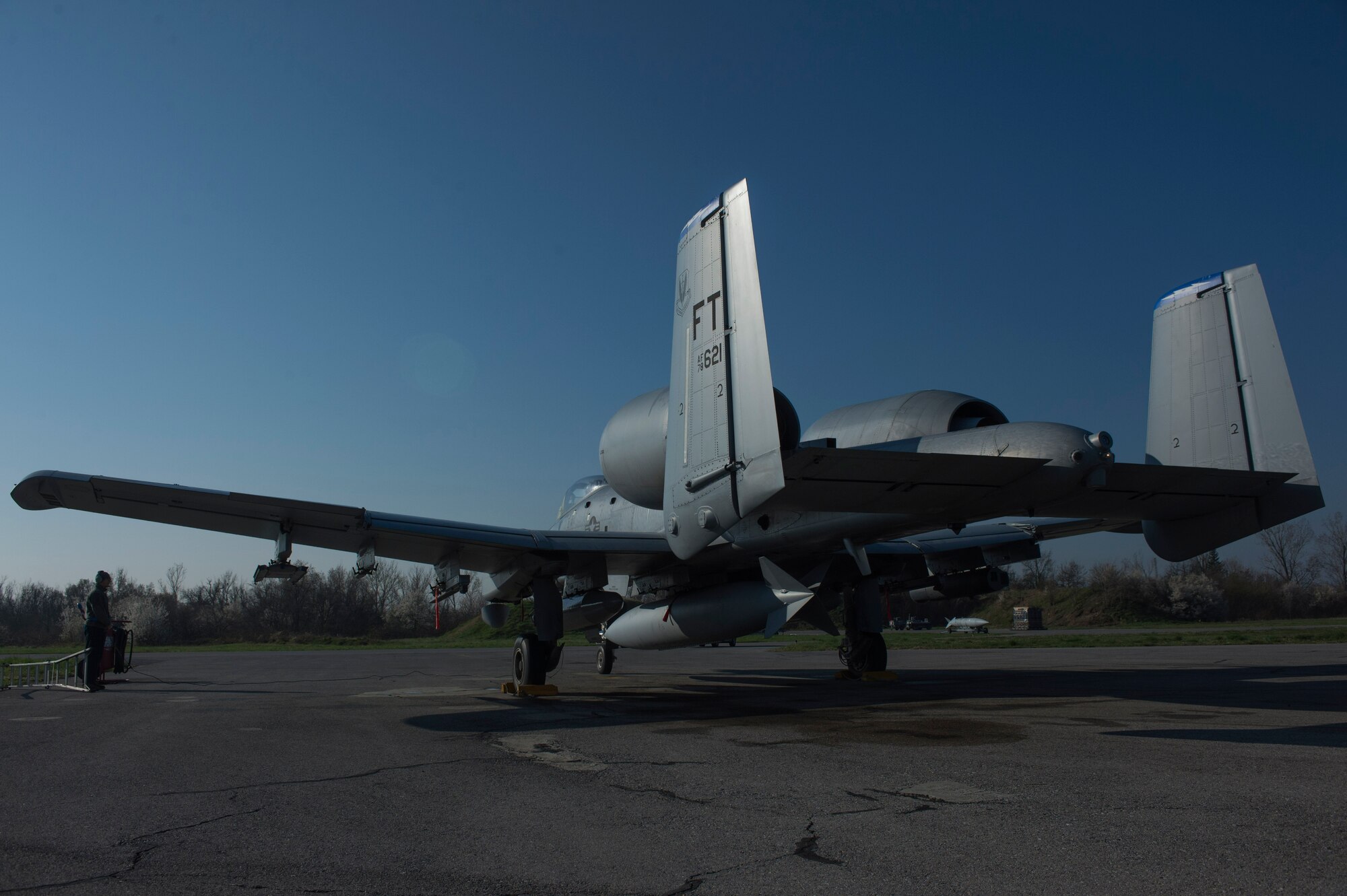 A U.S. Air Force A-10 Thunderbolt II aircraft pilot assigned to the 74th Expeditionary Fighter Squadron prepares taxi the aircraft for takeoff during the 74th EFS’s deployment in support of Operation Atlantic Resolve at Graf Ignatievo, Bulgaria, March 18, 2016. The squadron served as part of a rotational force aimed at bolstering U.S. capabilities and underscoring the U.S. commitment to European security and stability. (U.S. Air Force photo by Staff Sgt. Joe W. McFadden/Released)