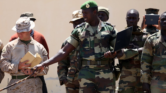 Senegalese soldiers completed a month-long training exercise with U.S. Marines, March 18, at a military training facility in Thies, Senegal. U.S. Marines with Special-Purpose Marine Air-Ground Task Force Crisis Response-Africa, trained their counterparts with Senegal’s Compagnie Fusilier de Marin Commando, or COFUMACO, in infantry tactics, making this the 10th training engagement the forces. In an effort to combat illicit trafficking in the region, the Marines were in Senegal at the request of the host nation government in coordination with the U.S. Embassy in Dakar. The Marines trained with the COFUMACO in Toubacouta in the southern part of the country for two weeks before moving up to Thies.