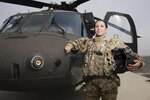Capt. Celma Gonzalez is the commander of Company D, 1st Battalion, 140th Aviation Regiment, 40th Combat Aviation Brigade, in Camp Buehring, Kuwait. The Fresno, California, resident credits the support of her husband and family for her continuing career in the California National Guard.