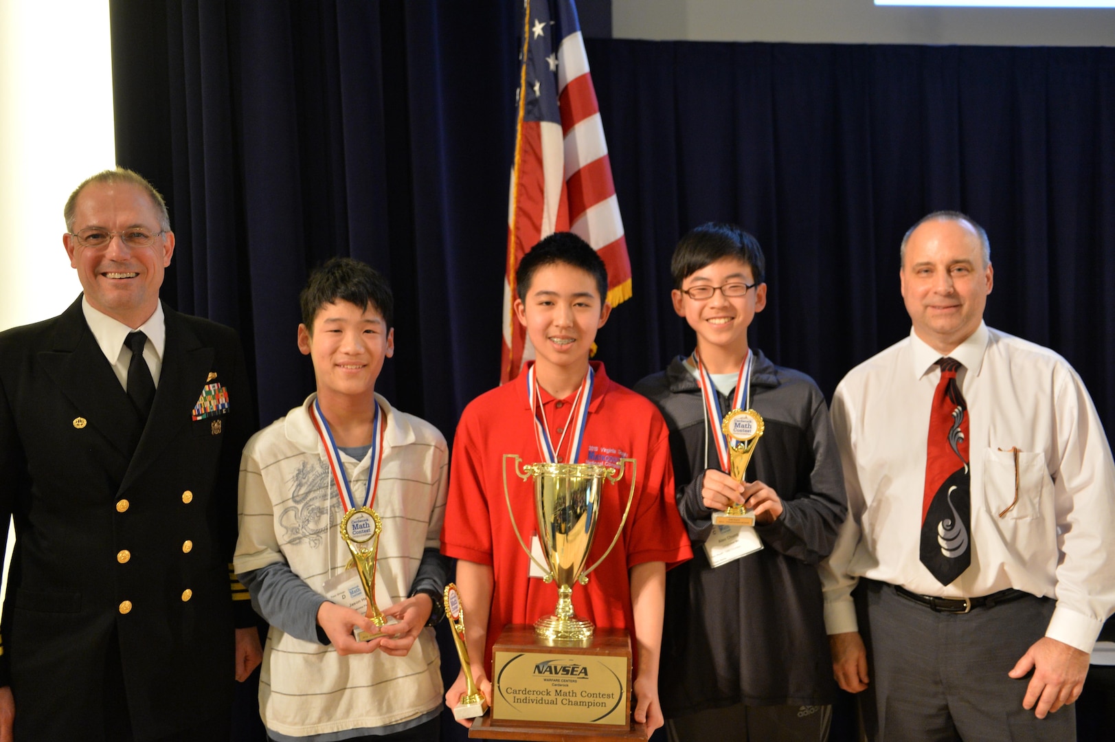 Seventh annual Carderock Math Contest at Naval Surface Warfare Center, Carderock Division in West Bethesda, Md., March 18, 2016. (U.S. Navy photo by James Contreras/Released)