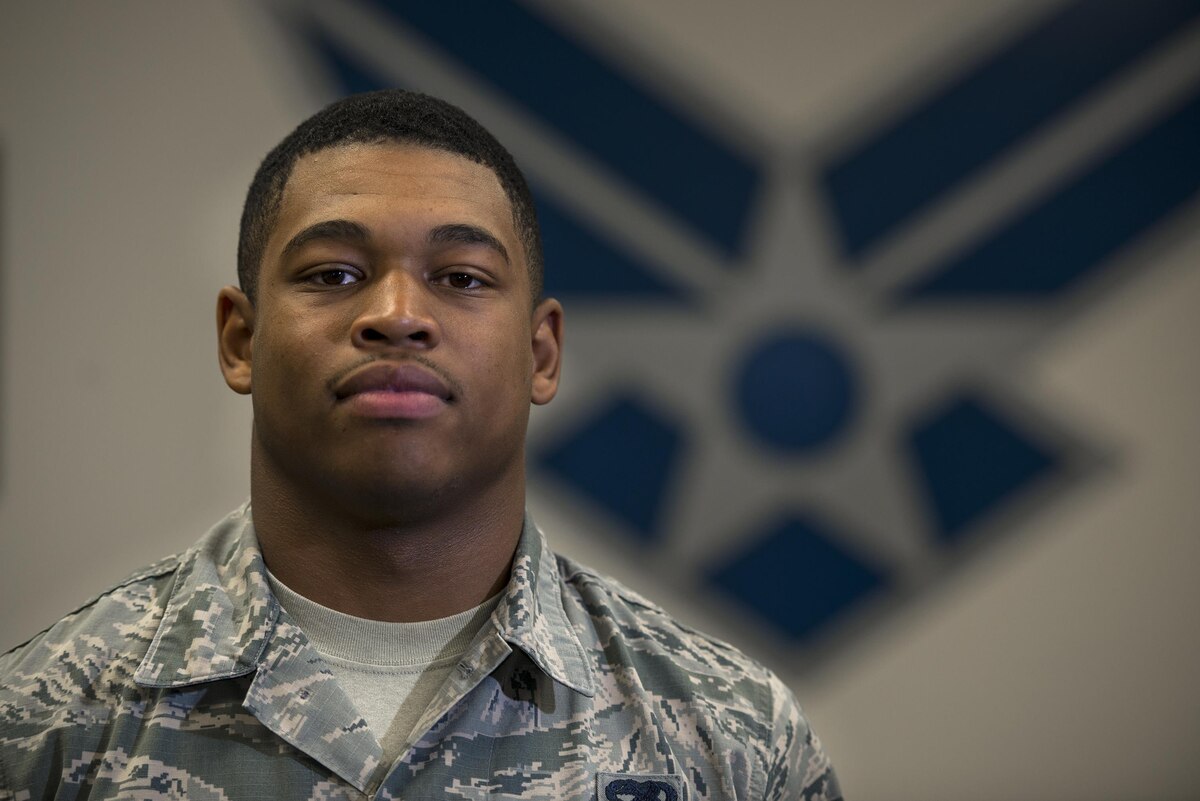 "I volunteered for Honor Guard because we are all in the service, and to me, rendering honors to people who fought for the country and died is just very important. They deserve it and I feel honored to do it."

(Airman 1st Class Frank Epps Jr., ceremonial guardsman from the 23d Wing)