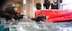 An aircrew member prepares to board a life raft during a Survival, Evasion, Resistance and Escape water survival class in Shreveport, La., March 15, 2016. The life raft increases survivability by keeping aircrew out of the water while waiting for rescue. Survivability is increased exponentially in colder environments by decreasing the risks of hypothermia. (U.S. Air Force photo/Senior Airman Mozer O. Da Cunha)