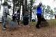 U.S. Airmen clean up debris left behind from floods and winter weather at the 20th Force Support Squadron Wateree Recreation Area near Camden, S.C., March 19, 2016.  Approximately 225 people volunteered to help clean Wateree at the 8th Annual Beautify Wateree Day, saving the 20th FSS more than $120 thousand. (U.S. Air Force photo by Airman 1st Class Destinee Dougherty)