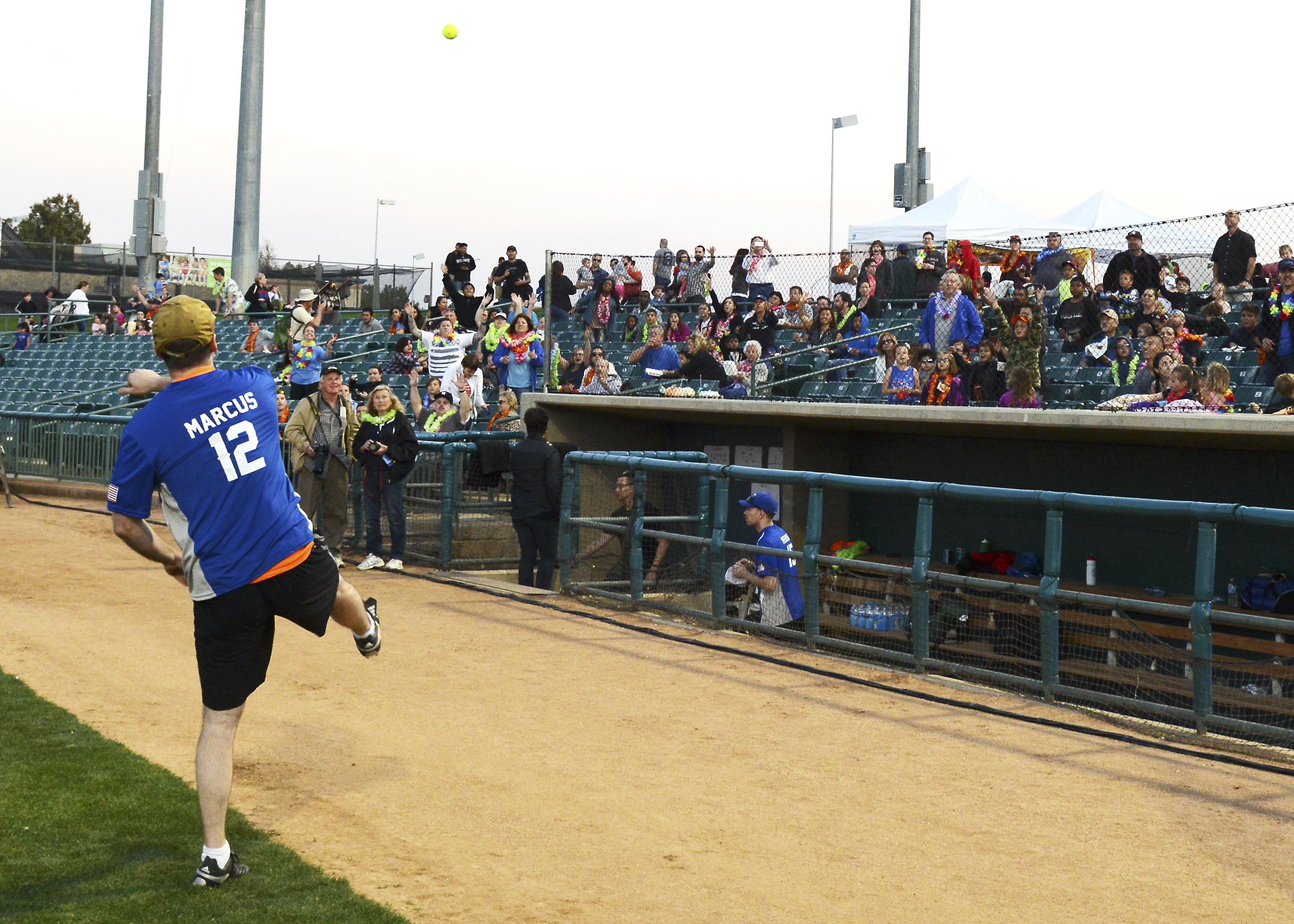 TPS vs. Blue Angels softball game