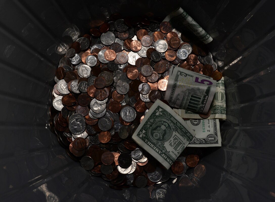 Participants of the Loose Change 5k donated their spare change to the Air Force Assistance Fund 21 March, 2016, at Andersen Air Force Base, Guam. The AFAF provides support to active duty, retiree, reserve and guard Airmen and dependents, including surviving spouses in need of financial aid. (U.S. Air Force photo/Airman 1st Class Jacob Skovo)