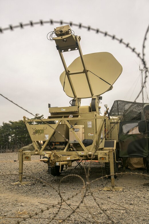 Communications Platoon, Headquarters Company, 4th Marine Regiment, 3rd Marine Division, provides satellite communication to 4th Marines during Exercise Ssang Yong, March 16, 2016, aboard Camp Mujuk, South Korea. Communications Platoon received the Lt. Col. Kevin M. Shea Memorial Unit of the Year Award, which recognizes the communications or information technology unit that made the most significant contributions to the Marine Corps command, control, communications and computer field. 4th Marines is currently supporting III Marine Expeditionary Force during Ssang Yong 2016.