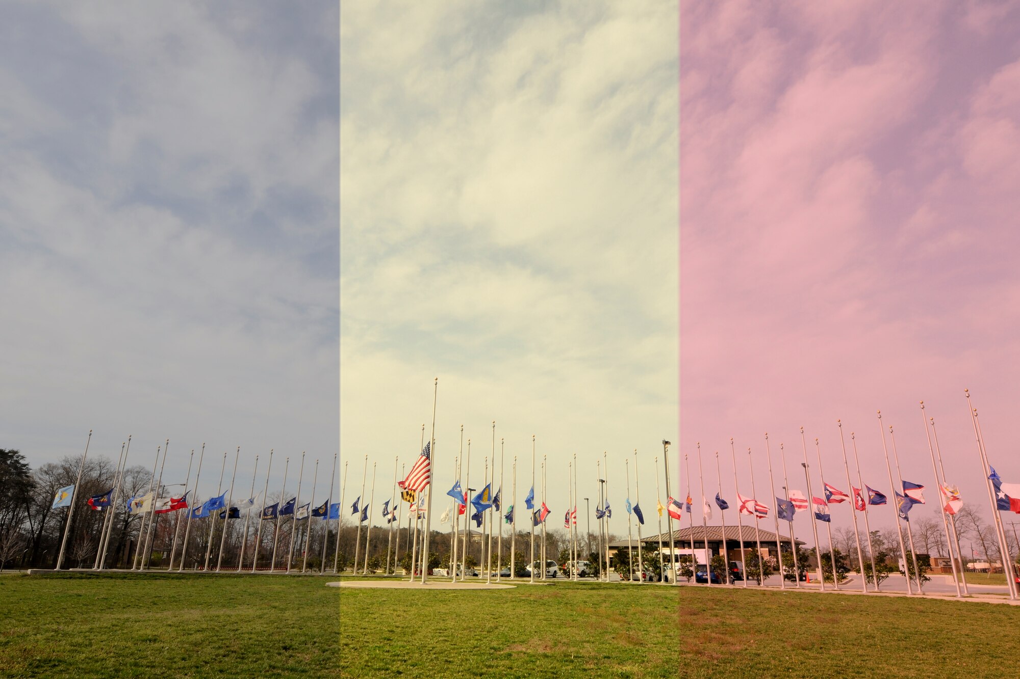 In honor and respect for the victims of the attacks in Brussels, Belgium on March 22, 2016, Joint Base Andrews will fly their flags at half-staff until sunset on Saturday, March 26, 2016.