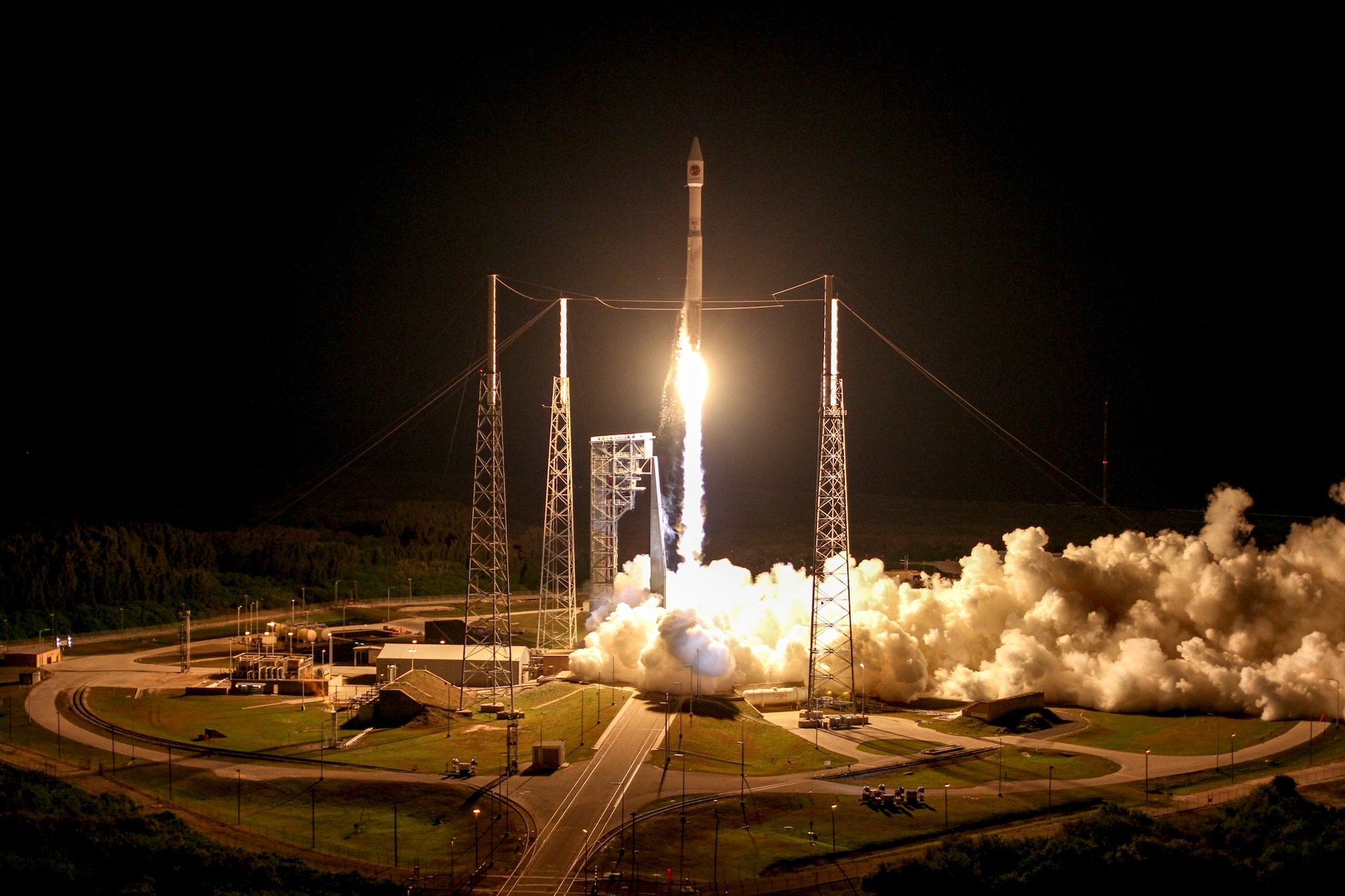 The 45th Space Wing supported NASA’s successful launch of Orbital ATK’s Cygnus spacecraft aboard a United Launch Alliance Atlas V rocket from Space Launch Complex 41 at Cape Canaveral Air Force Station March 22, 2016, at 11:05 p.m. ET. The ULA Atlas V rocket carrying Cygnus cargo vessel OA-6 is a resupply mission to the International Space Station supporting NASA’s Commercial Resupply Services program. (Photo/United Launch Alliance) (For limited release) 