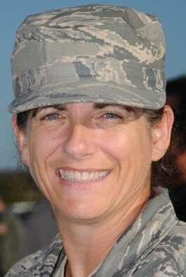 Master Sgt. Katherine Wheelock is the engine manager for the 403rd Maintenance Group, Keesler Air Force Base, Mississippi