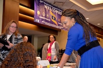 More than 40 Yellow Ribbon Community Partners were on hand to offer assistance and information to attendees of the 88th Regional Support Command Yellow Ribbon Reintegration Program Event in downtown Minneapolis, Minn., March 19. These included Army Reserve Ambassadors, representatives of multiple military resources, as well as employers and colleges.