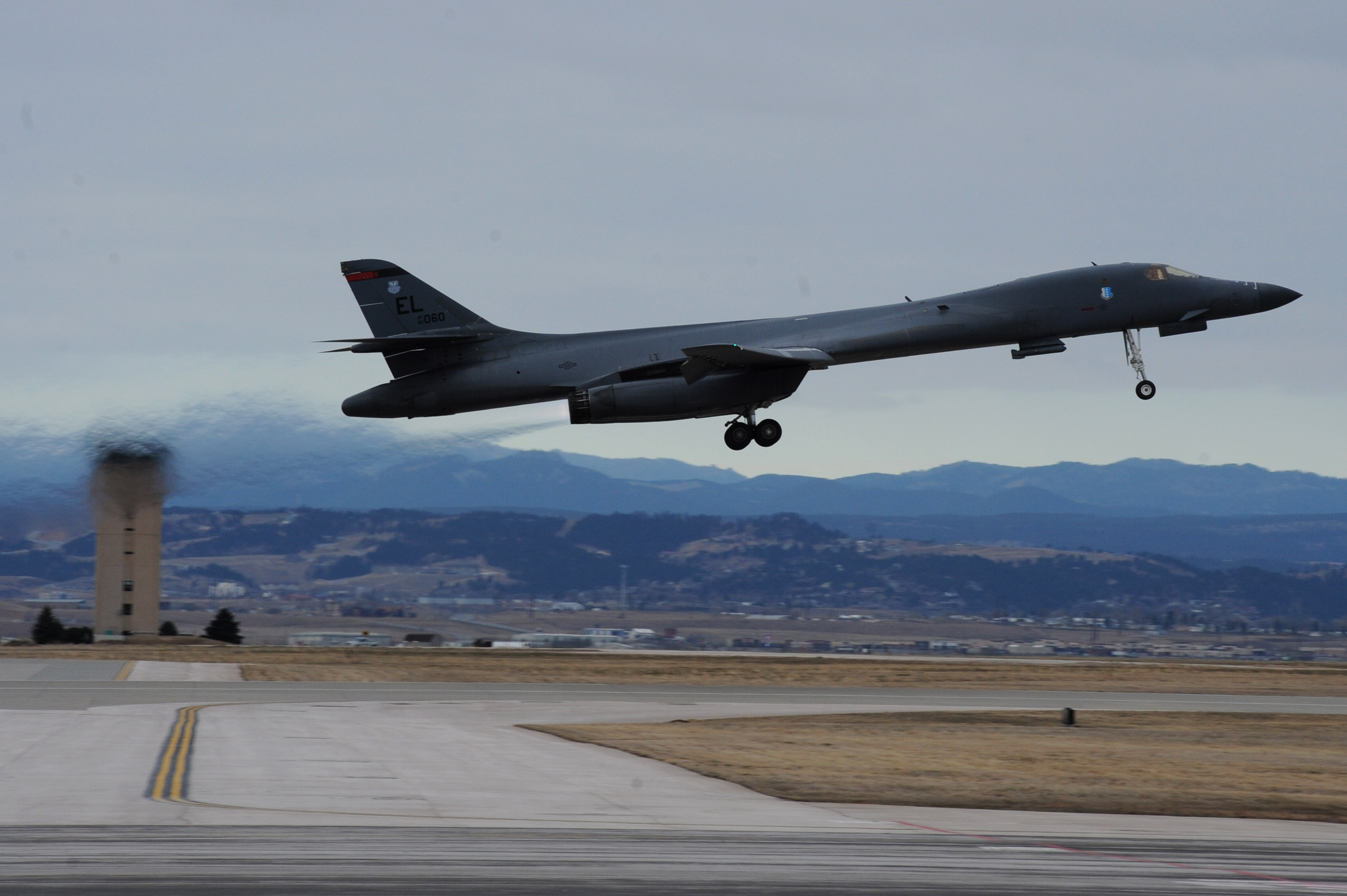 Ellsworth B1 launches for training sortie > Ellsworth Air Force Base