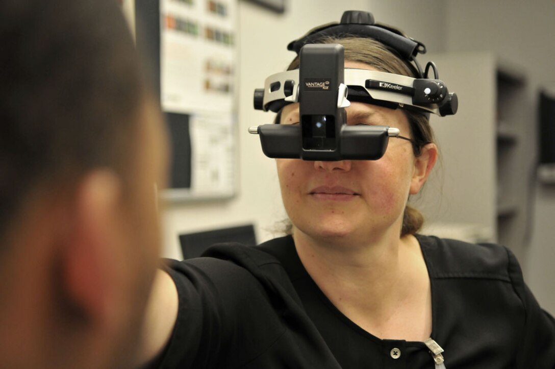 The Joint Base Anacostia-Bolling clinic is open to enrollment for active duty, military families, retirees, and TRICARE beneficiaries. The clinic offers a wide range of services including optometry, pediatrics, dietary, dental and more. (U.S. Navy file photo by Christopher Hurd)