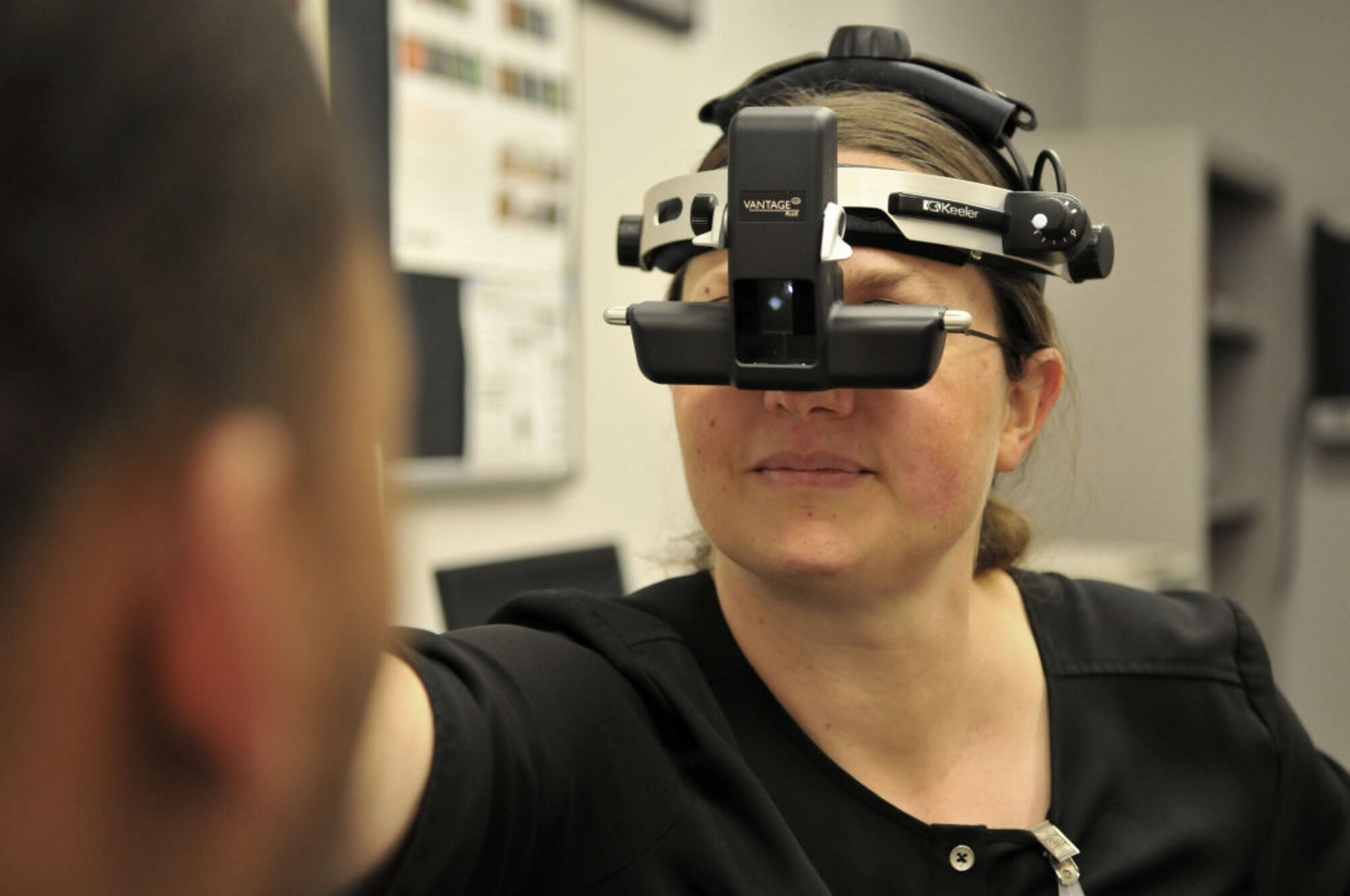 The Joint Base Anacostia-Bolling clinic is open to enrollment for active duty, military families, retirees, and TRICARE beneficiaries. The clinic offers a wide range of services including optometry, pediatrics, dietary, dental and more. (U.S. Navy file photo by Christopher Hurd)