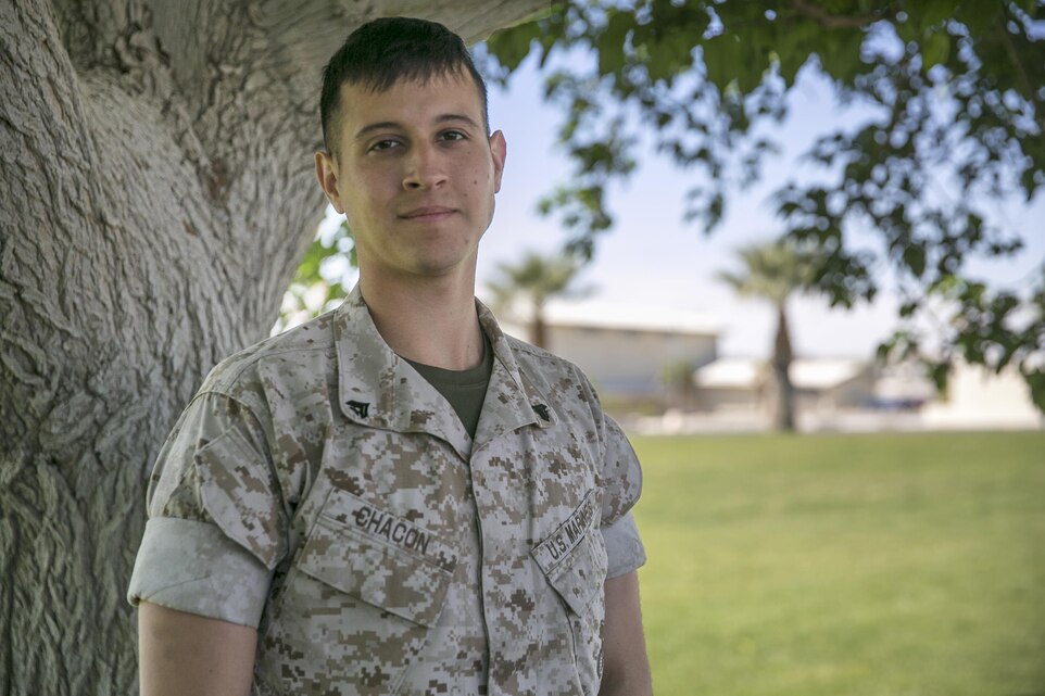 Cpl. Joshua Chacon, videographer, Combat Camera, is a hiker and climber from the Chicago area and enjoys exploring Joshua Tree National Park. He hopes to reach the peak of the Sierra Nevada mountain range Mount Whitney, which is also the highest summit in the Contiguous United States. (Official Marine Corps photo by Cpl. Julio McGraw/Released)