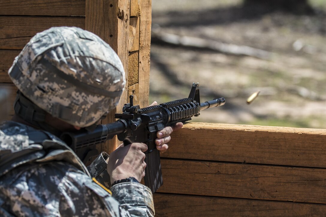 Soldiers at the 2016 108th Training Command (IET) Best Warrior Competition, spent the afternoon knocking down targets at the buddy team live fire range on Fort Jackson, S.C., March 23. This year's Best Warrior competition will determine the top noncommissioned officer and junior enlisted Soldier who will represent the 108th Training Command (IET) in the Army Reserve Best Warrior competition later this year at Fort Bragg, N.C. (U.S. Army photo by Sgt. 1st Class Brian Hamilton/released)