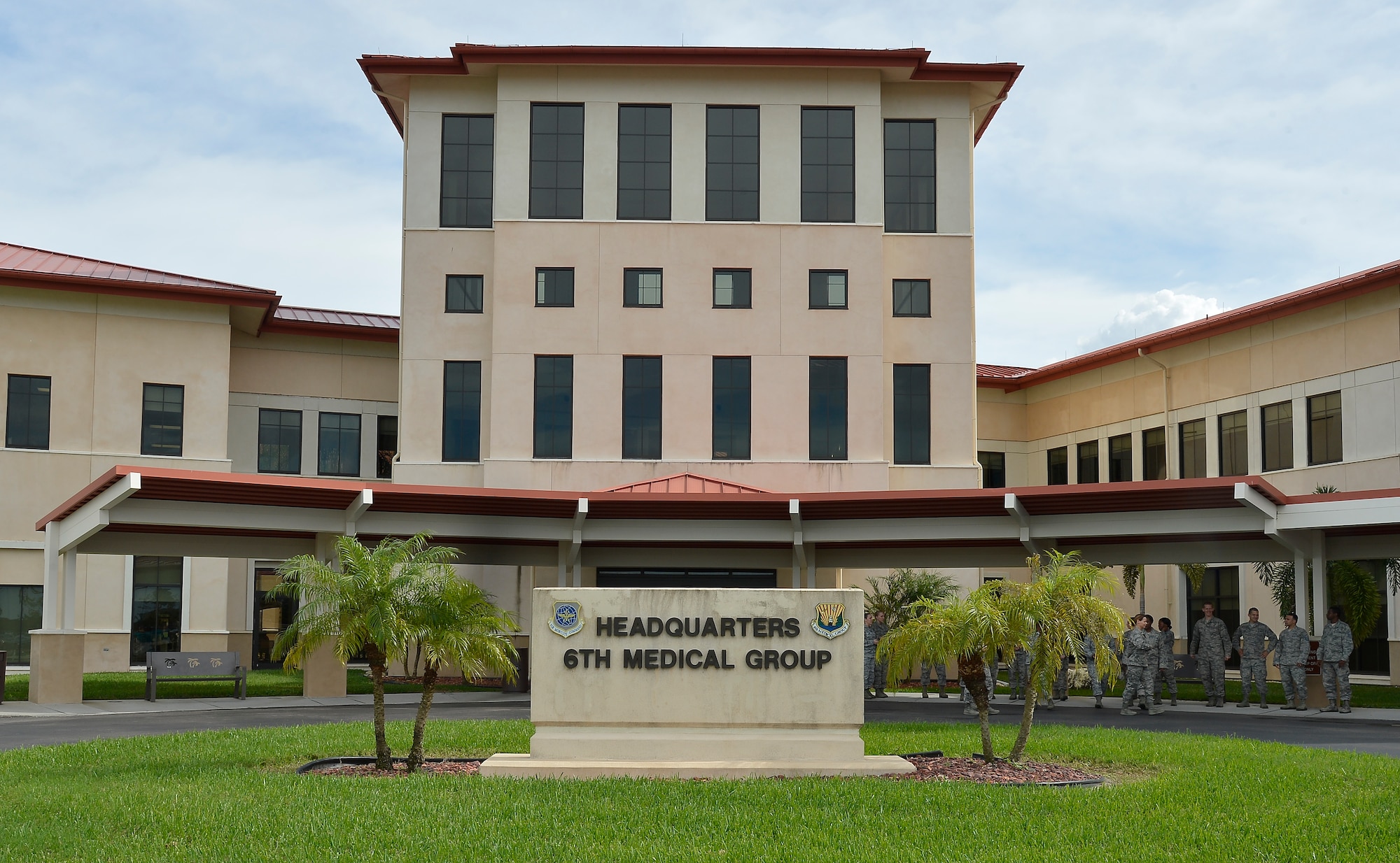 The 6th Medical Group (MDG) is slated to undergo construction through January 26, 2017. This construction project will be implemented in nine phases, with a cost of $5.2 million. As a benefit, the project will maintain the integrity of the building. (U.S. Air Force photo by Staff Sgt. Shandresha Mitchell)