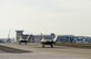 Two F-22 Raptors from Langley AFB, Va., arrived in Santiago, Chile to participate in the International Air and Space Fair (FIDAE), March 27, 2016.  More than 65 Airmen from around the U.S. are scheduled to participate in a variety of activities during the week-long air show that includes aerial demonstrations, interaction with the local community, and subject matter expert exchanges with the Chilean air force. The F-22 Raptor Demonstration Team performs precision aerial maneuvers that demonstrate the unique capabilities of the world’s only operational fifth-generation fighter aircraft.  (U.S. Air Force photo by Tech. Sgt. Heather Redman/Released)