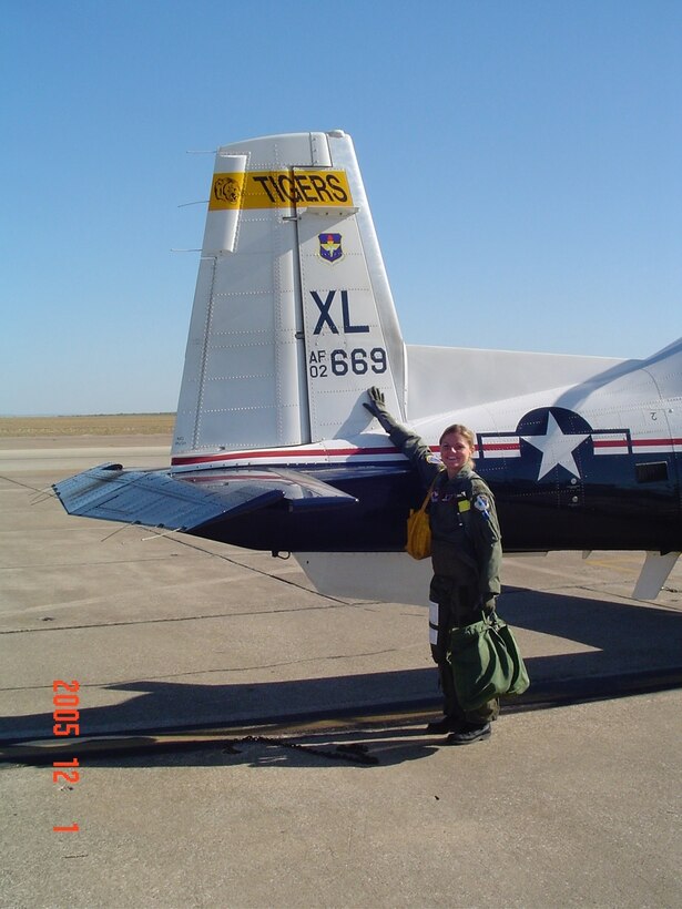 Dana Novinskie, a pilot at the 109th Airlift Squadron, a part of the 133rd Airlift Wing, has been flying since she was 22. This year, she became the first female instructor pilot the wing has ever had. (Photo Courtesy of Maj. Dana Novinskie)