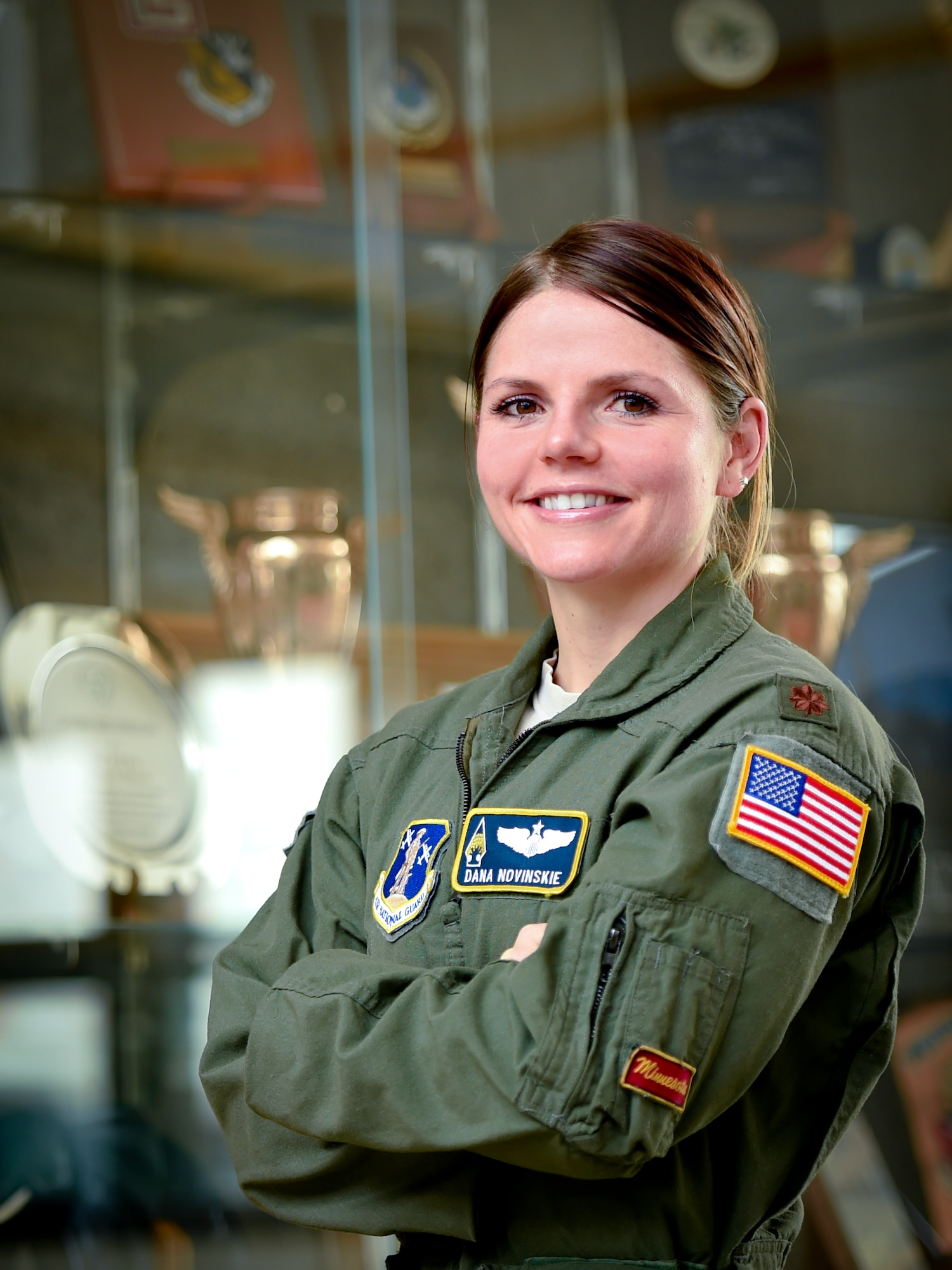 Dana Novinskie, a pilot at the 109th Airlift Squadron, a part of the 133rd Airlift Wing, has been flying since she was 22. This year, she became the first female instructor pilot the wing has ever had.