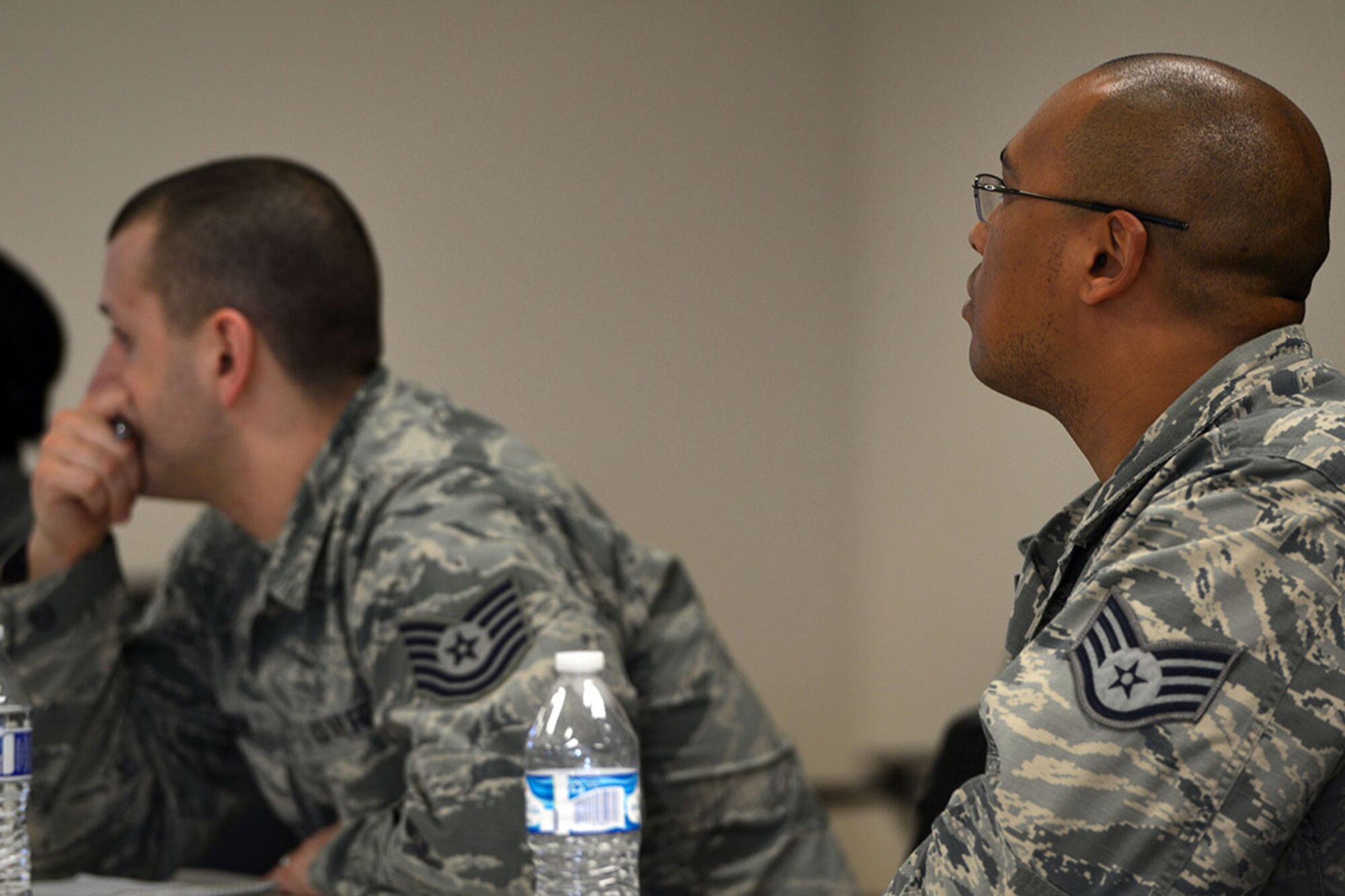 Alaska Airmen learn how to use Air Force Logistics Installations and Mission Support-Enterprise on Joint Base Elmendorf-Richardson, March 24, 2016. This is the first time live LIMS-EV training has occurred on JBER. (U.S. Air Force photo by Airman 1st Class Javier Alvarez)